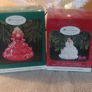 Vintage Hallmark Barbie Collectors Club Series 1&2